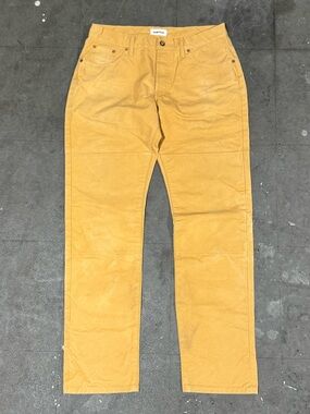 Taylor Stitch Tuff Duck Double Knee Canvas Work Pants Size 34 X 32 Boss Duck
